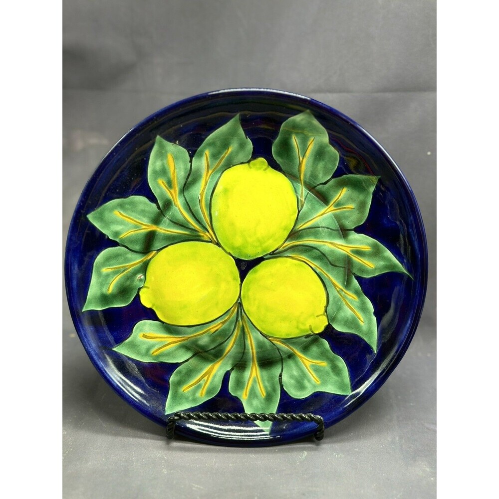 DH GTO Mexico Beccera Signed Side Plate Wall Lemons Fruit Replacement